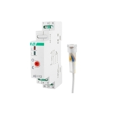 EL 1000912 Spínač soumrakový FiF AZ-112, 2-1000lux, 16A, s ext. čidlem (16mm), IP65, šedý, na DIN