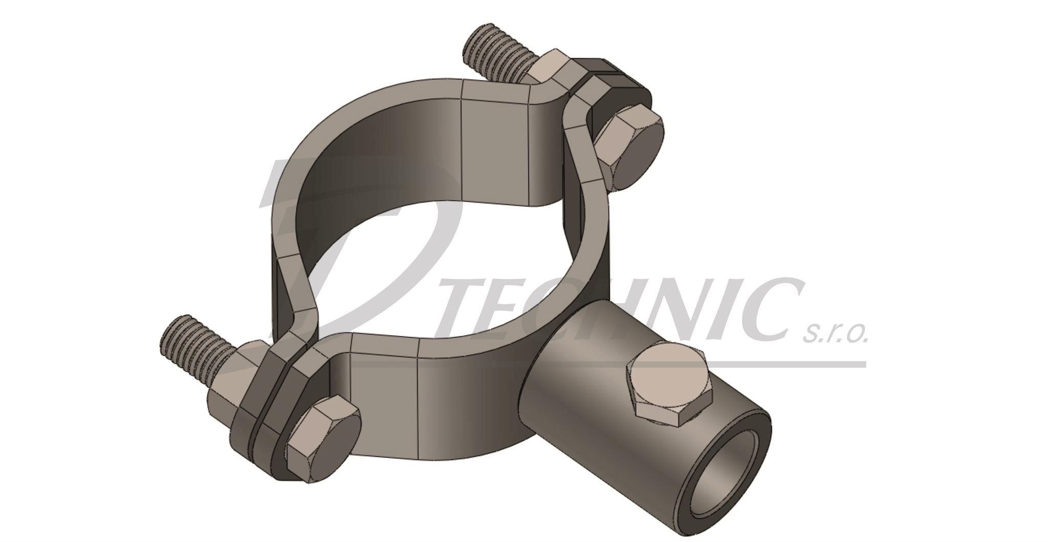 DT 450100 DIH-T 07 Držák izolovaného hromosvodu-trubka 2 1/2"
