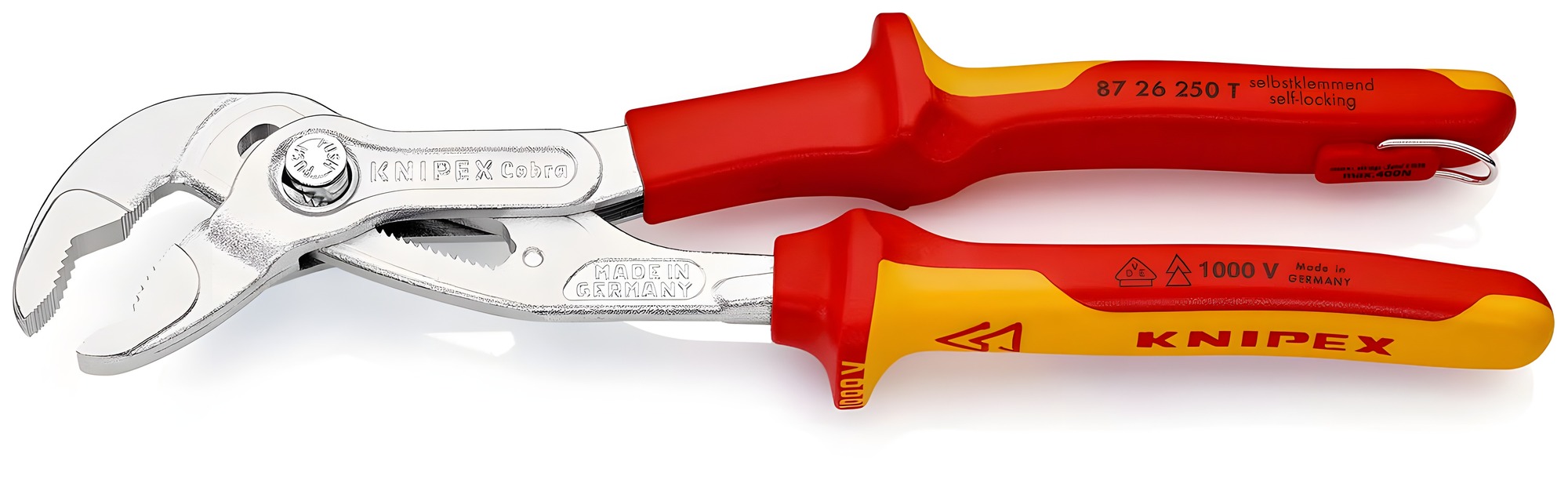 KNIPEX 87 26 250 T Kleště instalatérské Cobra - VDE TT