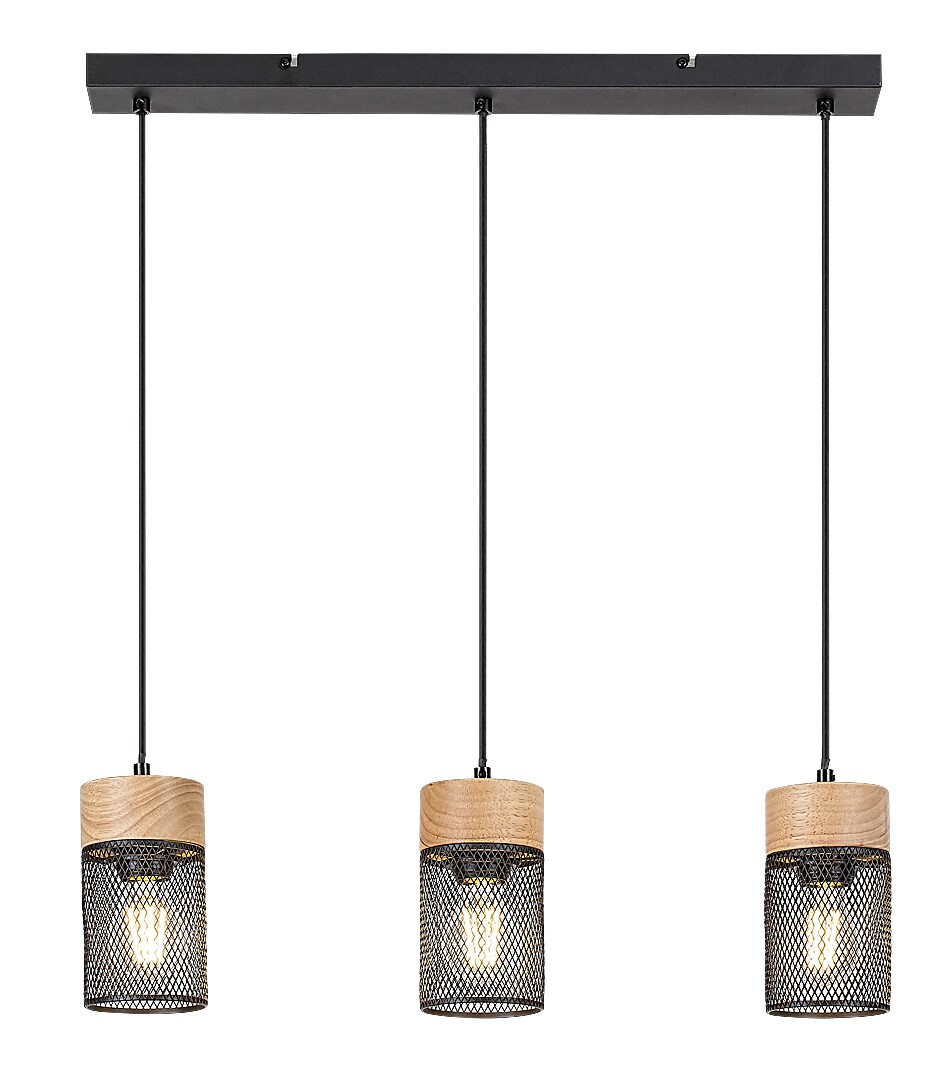 Závěsné svítidlo Callum buk E27 3×25W RABALUX 72043
