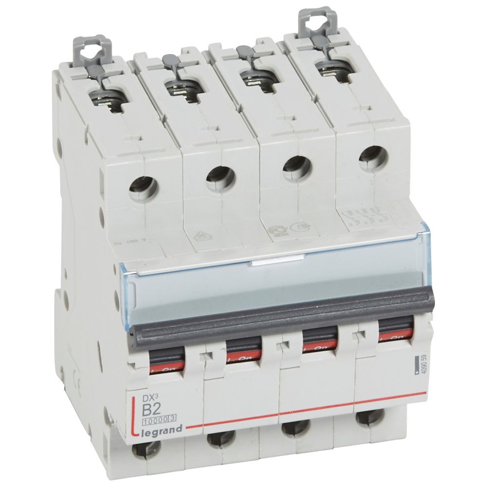 Jistič čtyřpolový LEGRAND 409059 DX3 4P B2 10000A/16KA