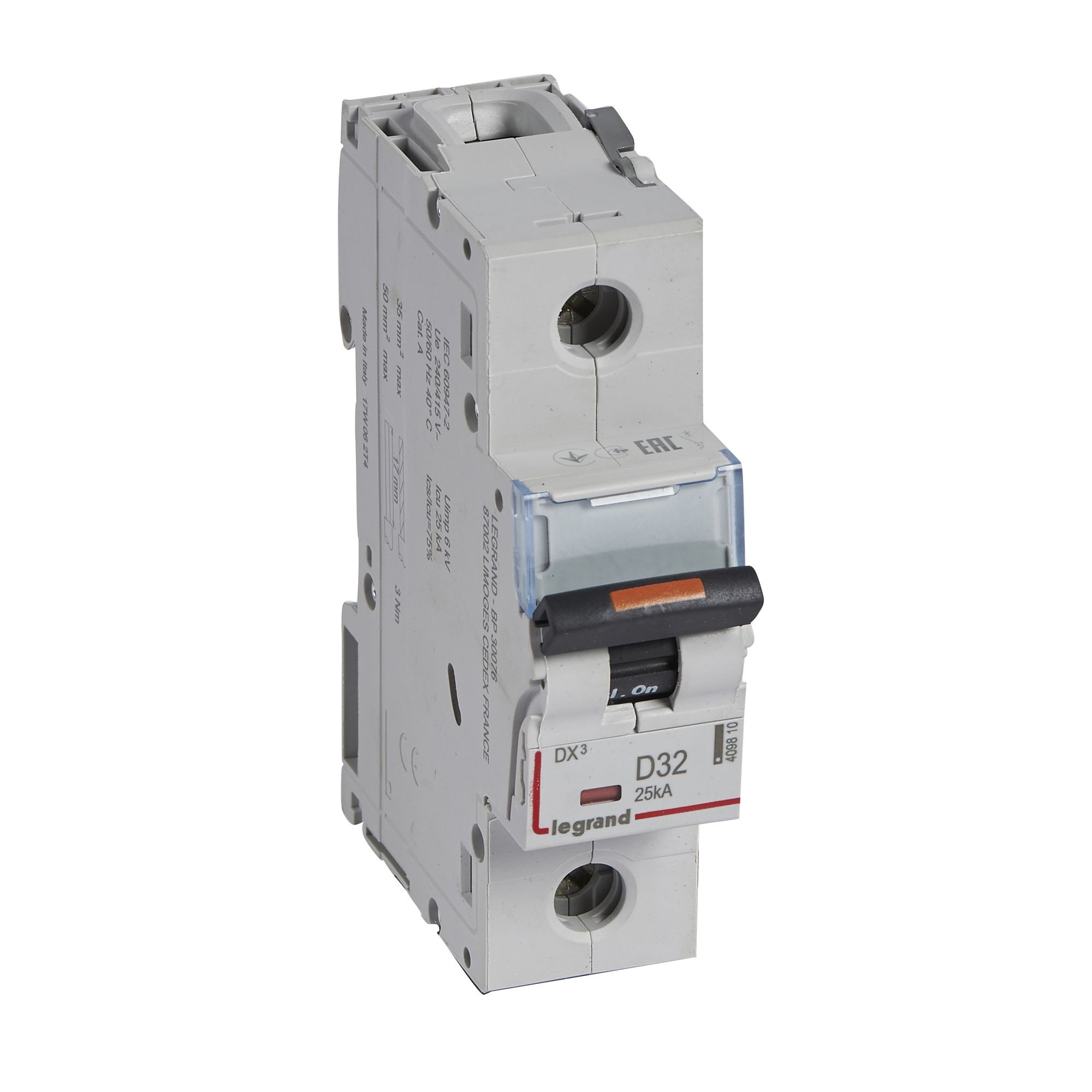 Jistič jednopólový LEGRAND 409810 DX3 1P D32 25KA
