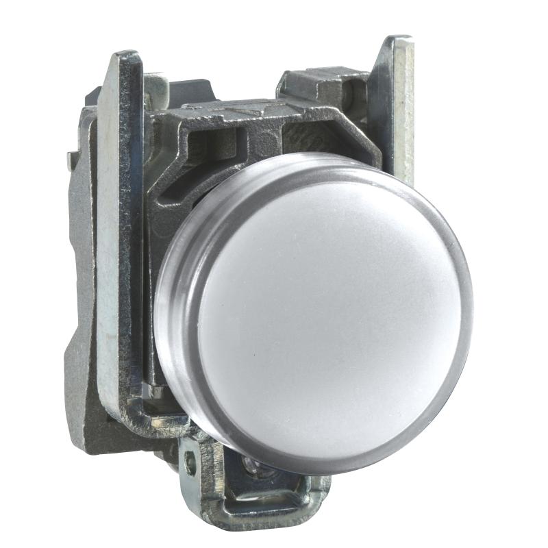 SCHN XB4BVG1 Signálka s LED, 110...120V, bílá