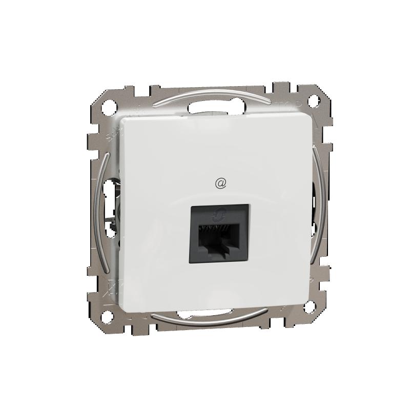 SCHN SDD111466 Sedna D/E - Datová zásuvka 1xRJ45 kat. 6A UTP, Bílá
