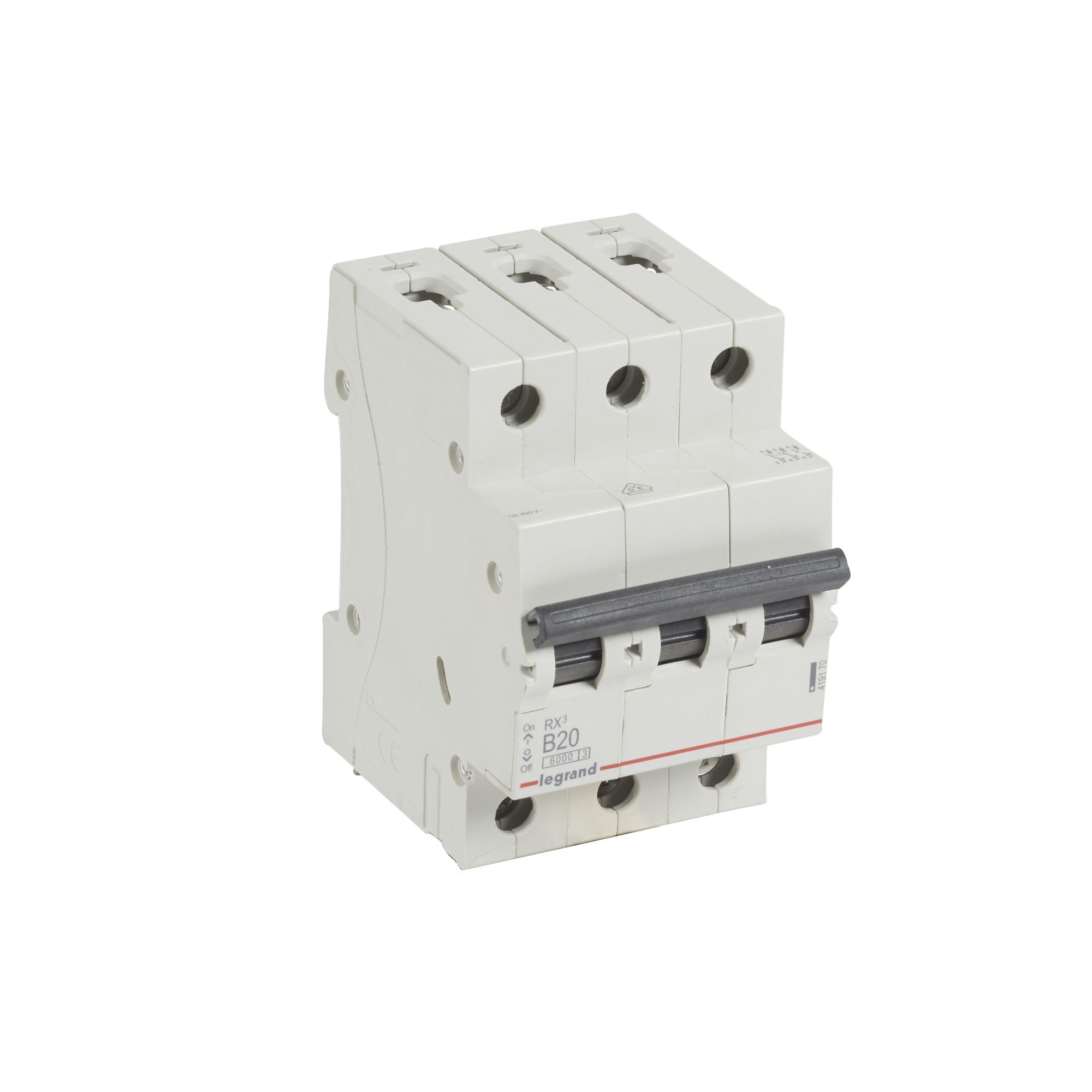 Jistič třípolový LEGRAND 419170 RX3 3P B20 6000A