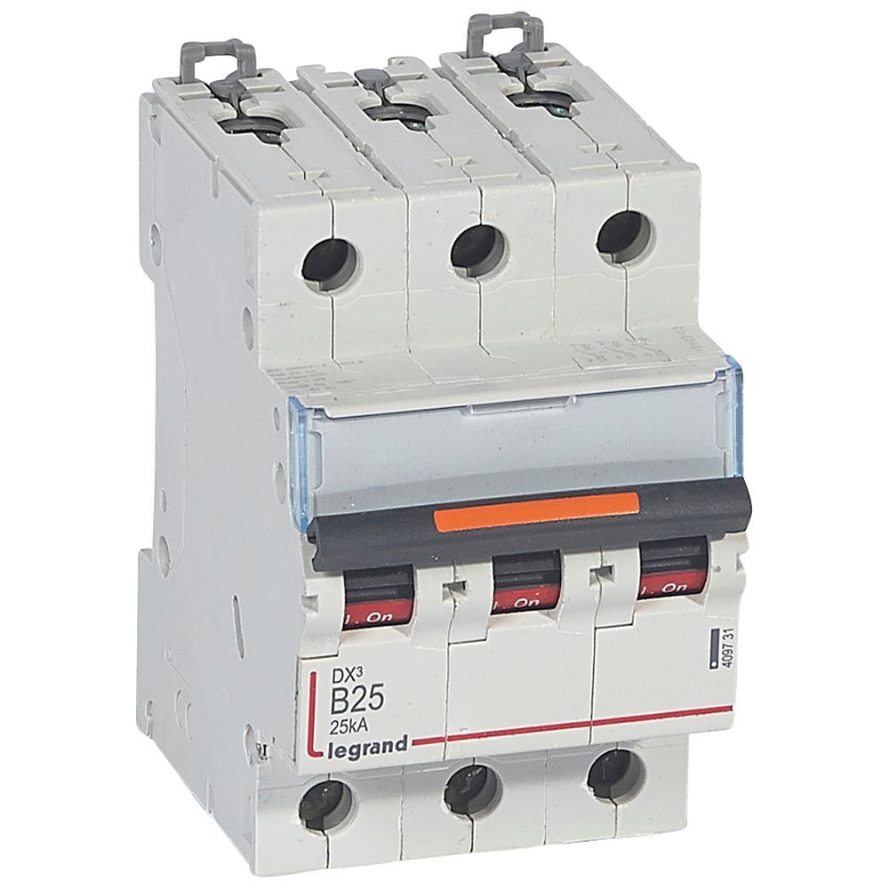 Jistič třípolový LEGRAND 409731 DX3 3P B25 25KA