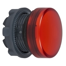 SCHN ZB5AV04 Signální hlavice, pouze pro žárovku, neon, LED BA 9s - rudá