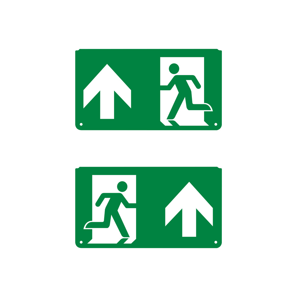 LED svítidlo nouzové LEDVANCE EM EXIT PICTO UP EUE
