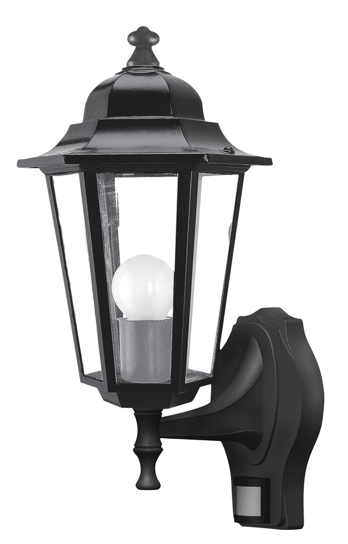 Venkovní nástěnné svítidlo Velence černá E27 1×60W RABALUX 8217