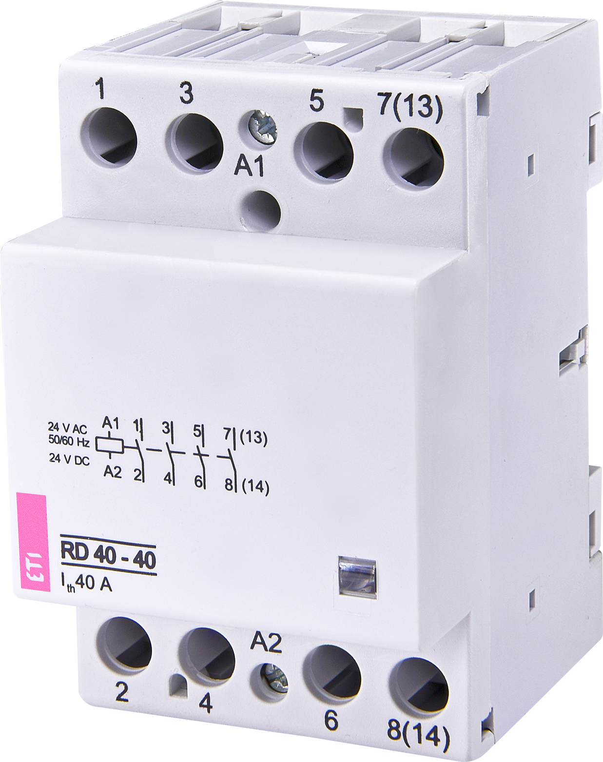 ETI 002464019 modulární stykač, RD 40-40-24V AC/DC