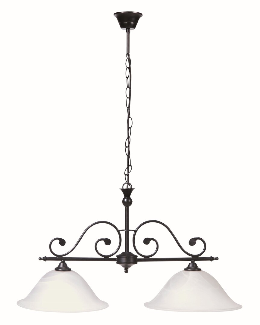 Lustr Dorothea matná černá E27 2×60W RABALUX 7777