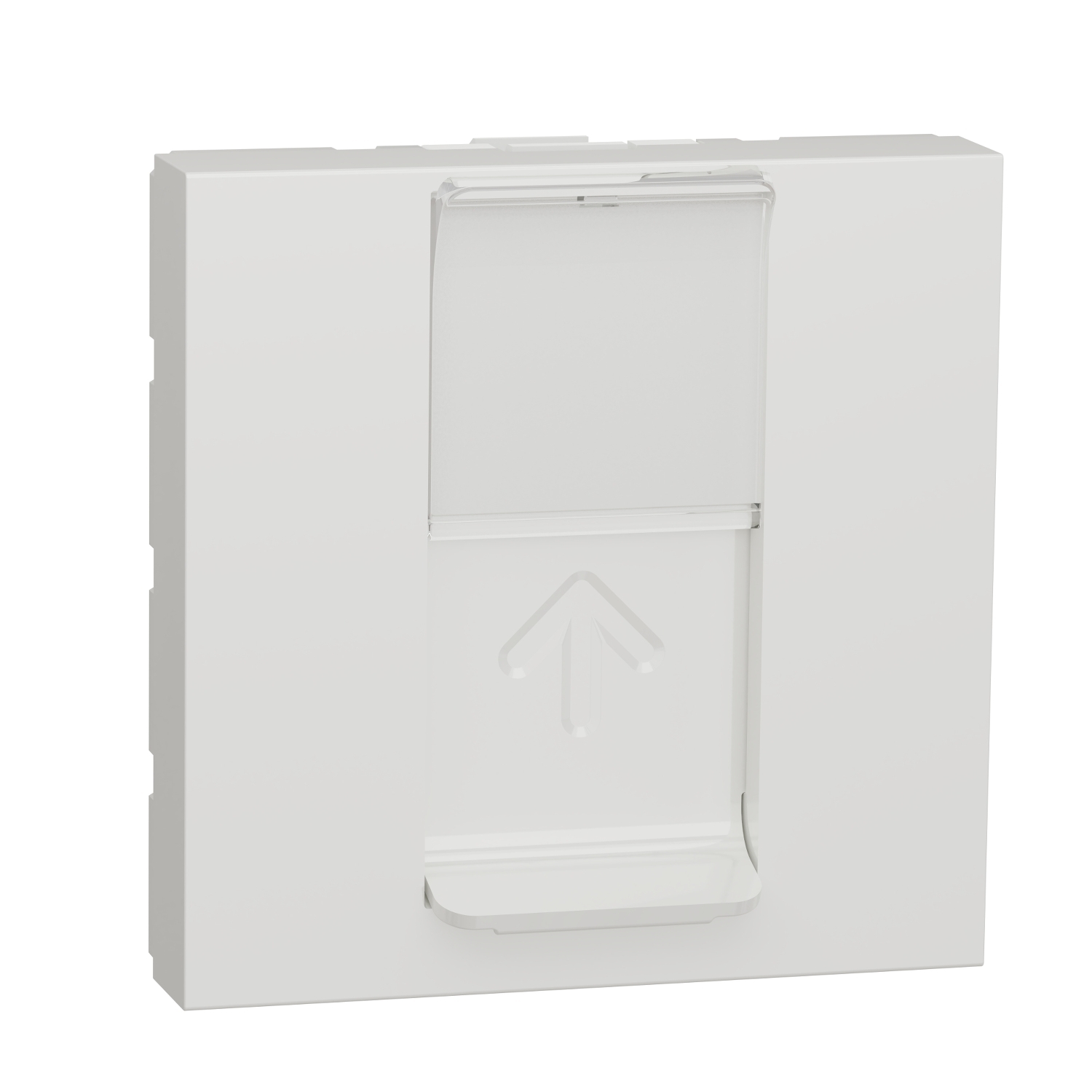SCHN NU946118 Unica - Centrální deska RJ45 Keystone, 2M, Bílá