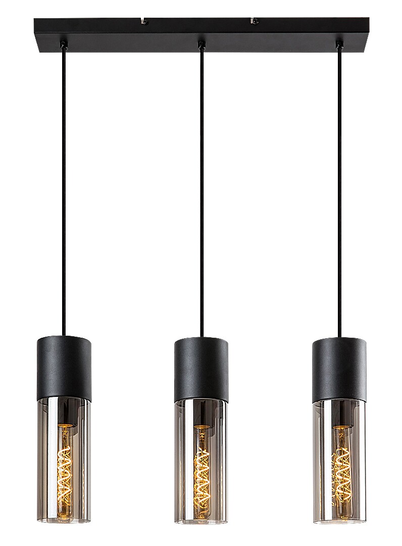 Závěsné svítidlo Ronno černá E27 3×25W RABALUX 72053