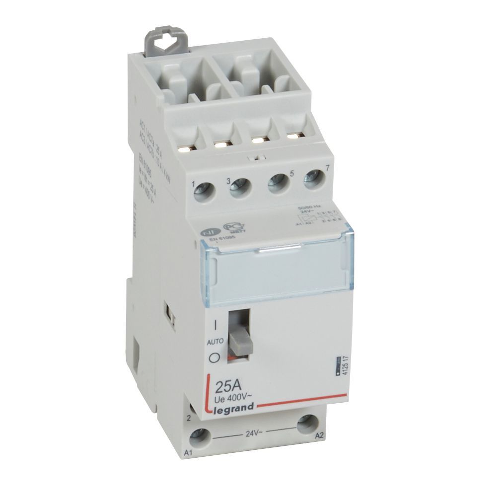 LEG 412517 STYKAČ 25A 4NO CÍVKA 24V