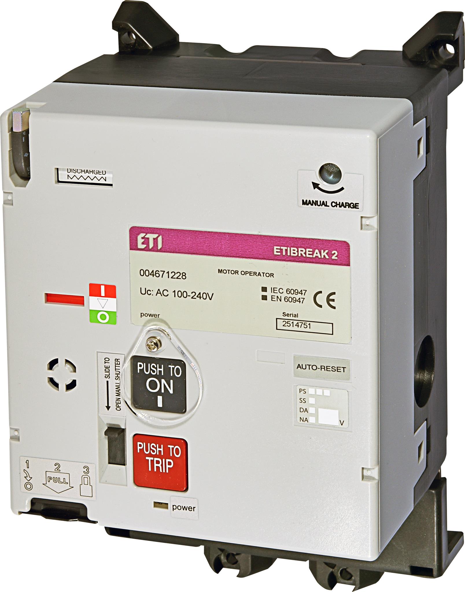 ETI 004671228 motorový pohon, MO2 630, AC100-240V RS