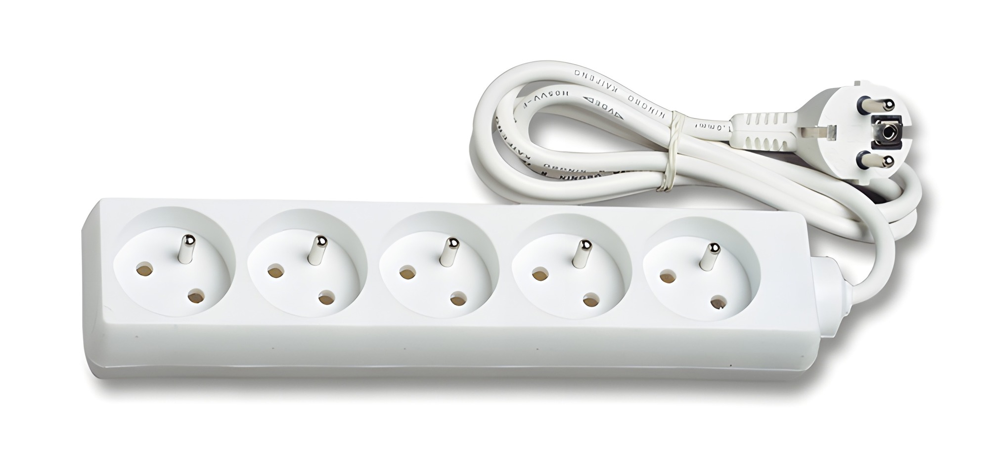 Prodlužovací přívod ECOPLANET FX5 1500W, IP20, 5x zásuvka, 7m, bílá