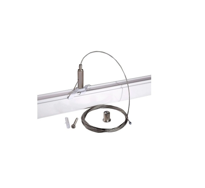 Lankový závěs LEDVANCE TRACKLIGHT WIRE SUSP EZCLICK 5M WT PWGR