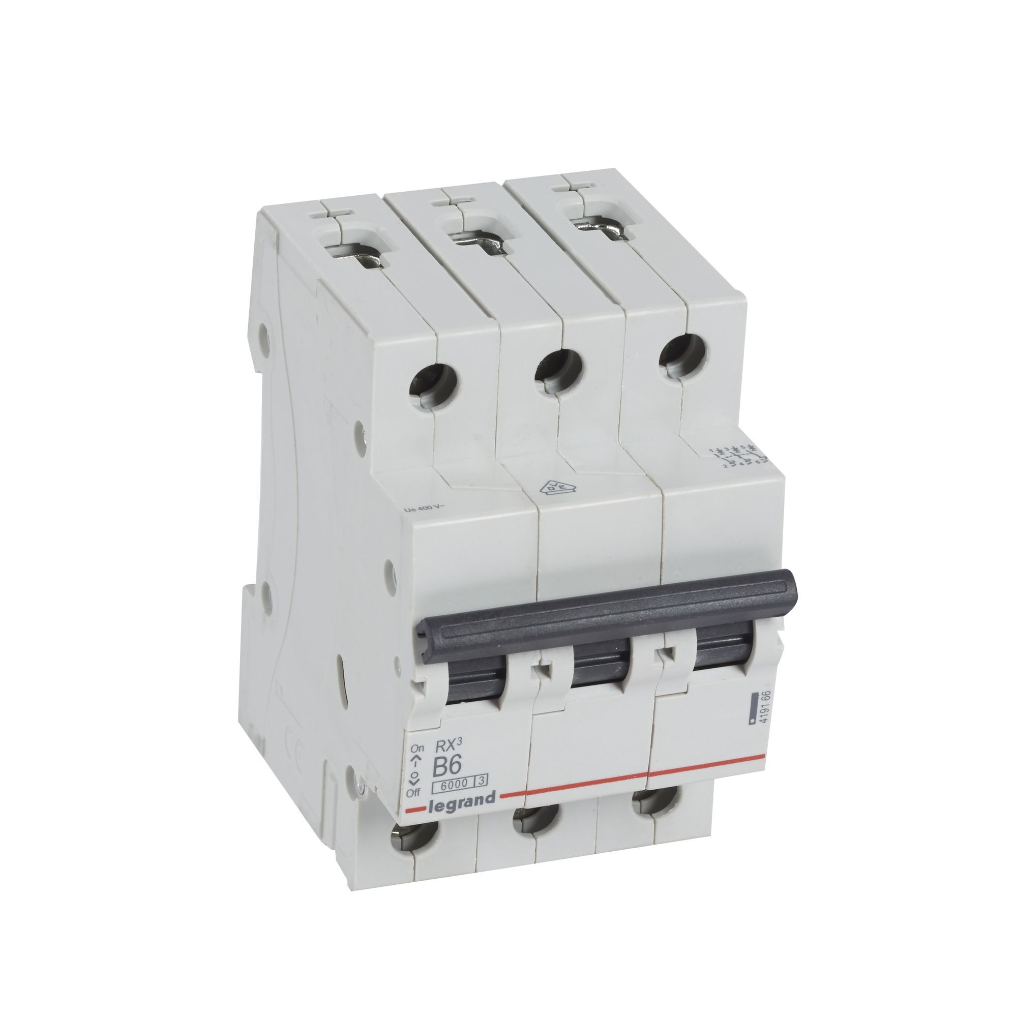 Jistič třípolový LEGRAND 419166 RX3 3P B6 6000A