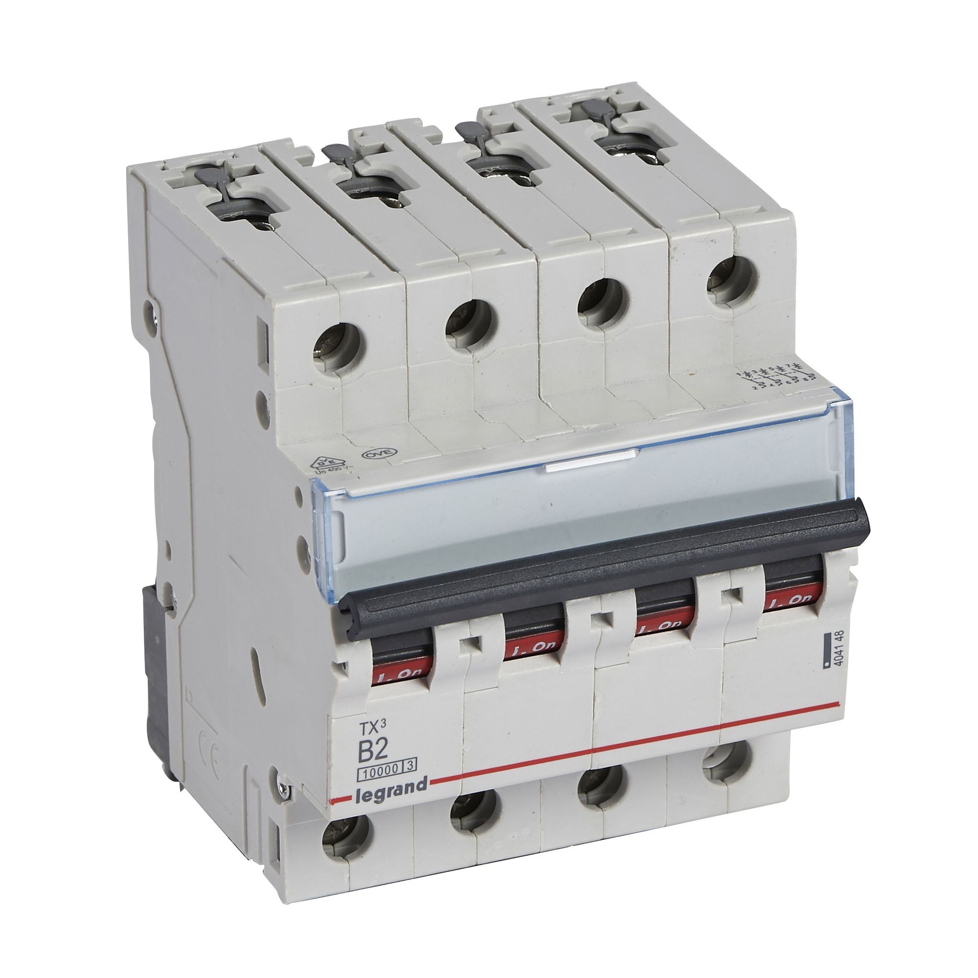 Jistič čtyřpolový LEGRAND 404148 TX3 4P B2 10000A