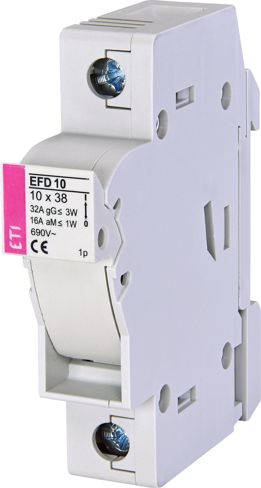 ETI 002540301 pojistkový odpínač, EFD 10 1p AD