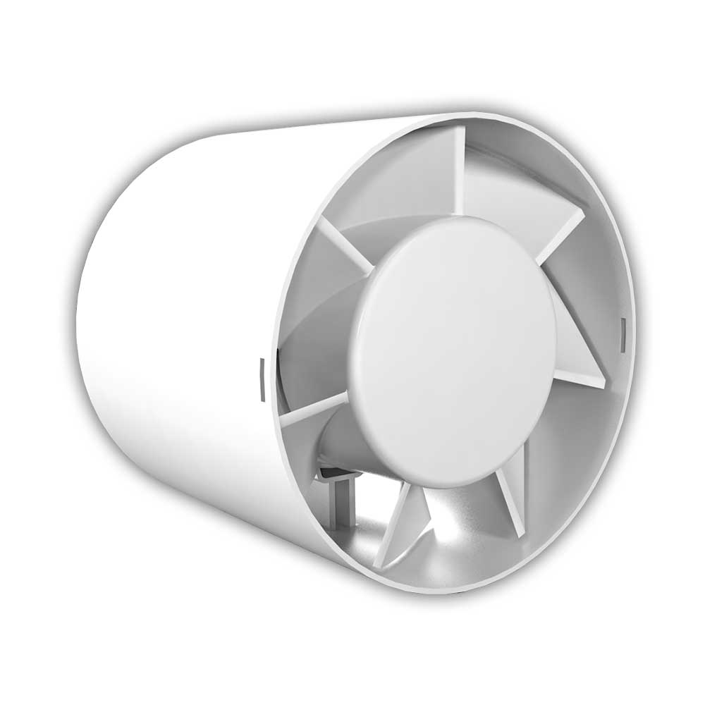Ventilátor axiální KLIMATOM ENTER 125, potrubní