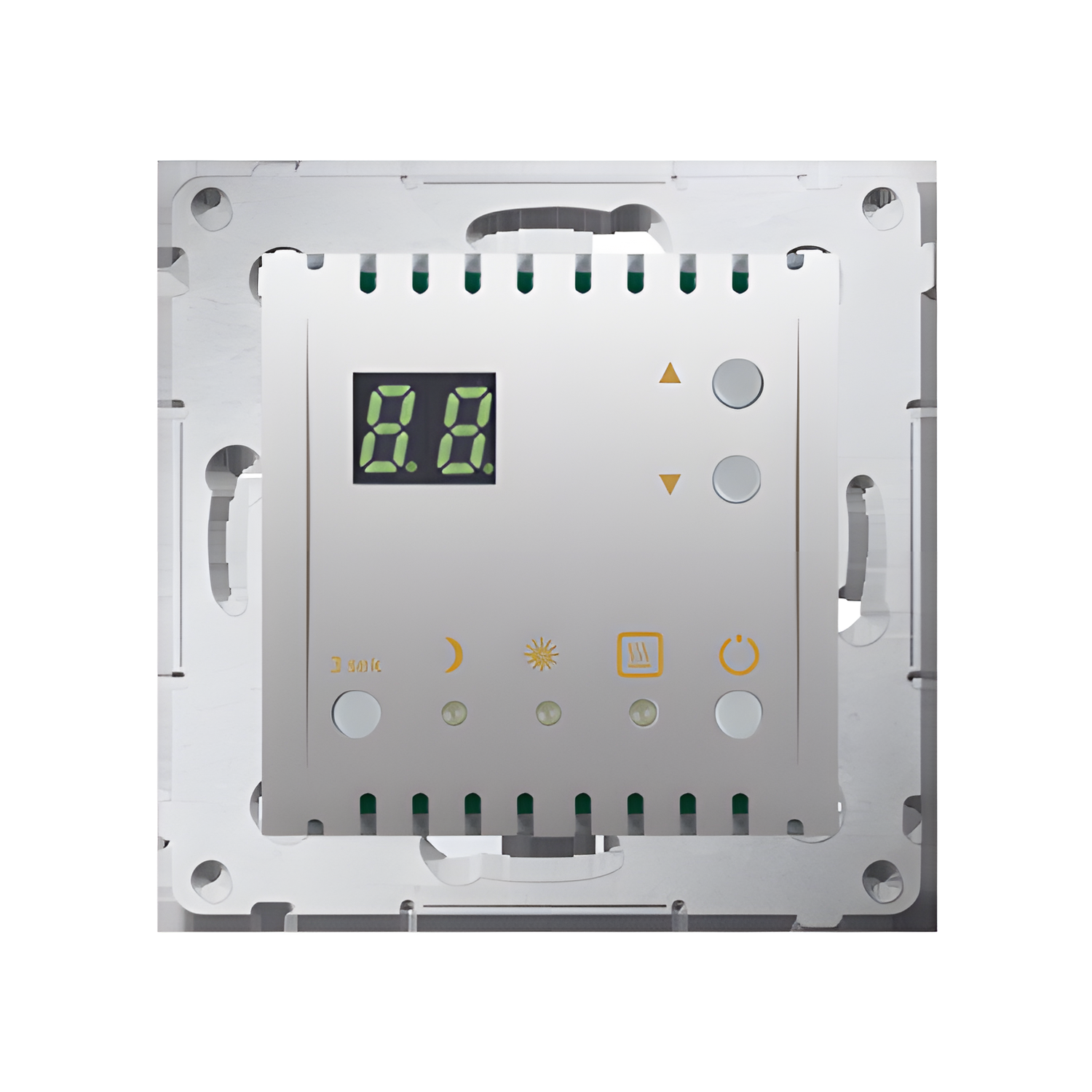 Termostat digitální SIMON 54 DTRNW.01/43, program. s vest. senz. tepl., stříbrná metalíza