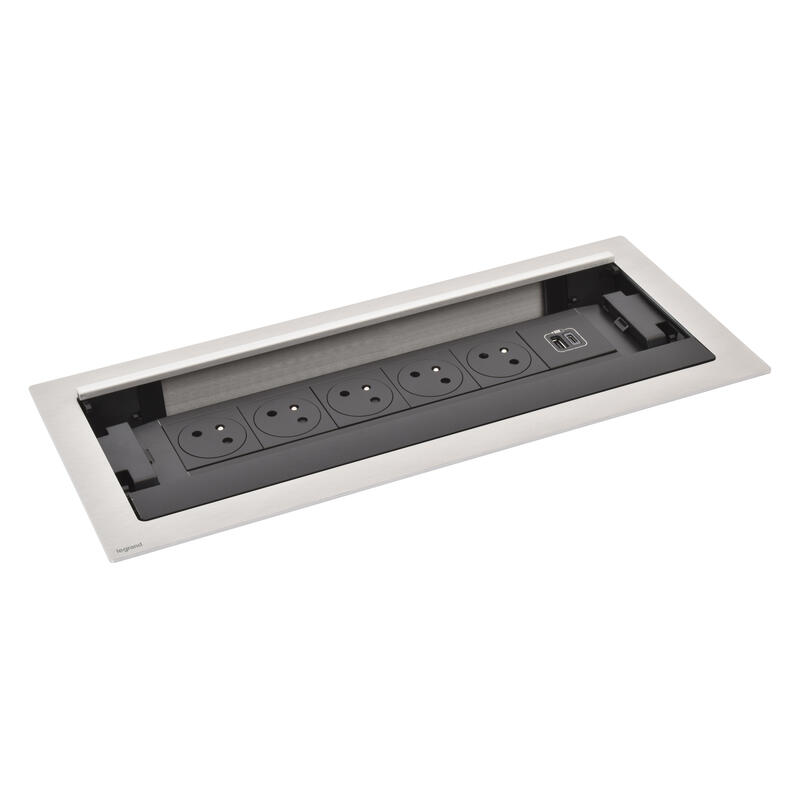 LEG 654852 FLIPUP 5X2P+T USB A+C KOV
