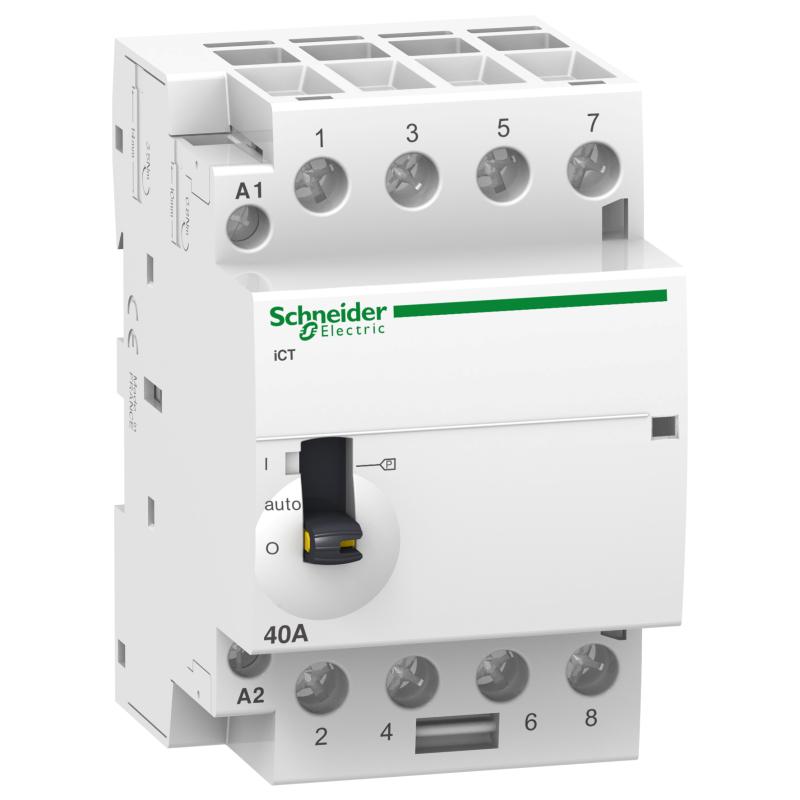 SCHN A9C21144 Stykač iCT 40A 4ZAP  24/V AC 50Hz M.O.