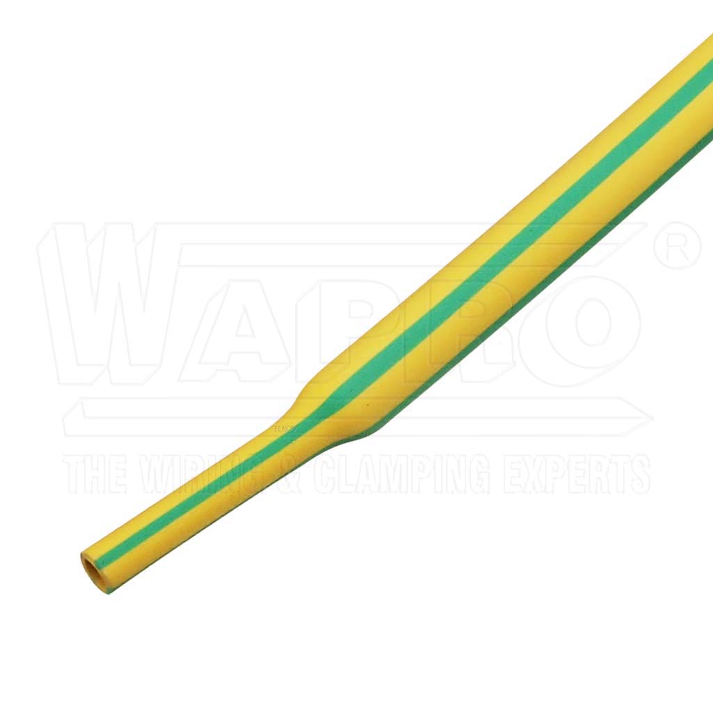 wpr6548 WST2-760-45-2 slabostěnná tepl. smršť. trubice, 2:1, 76,0 / 38,0 mm (3"), žluto/zelená, samo
