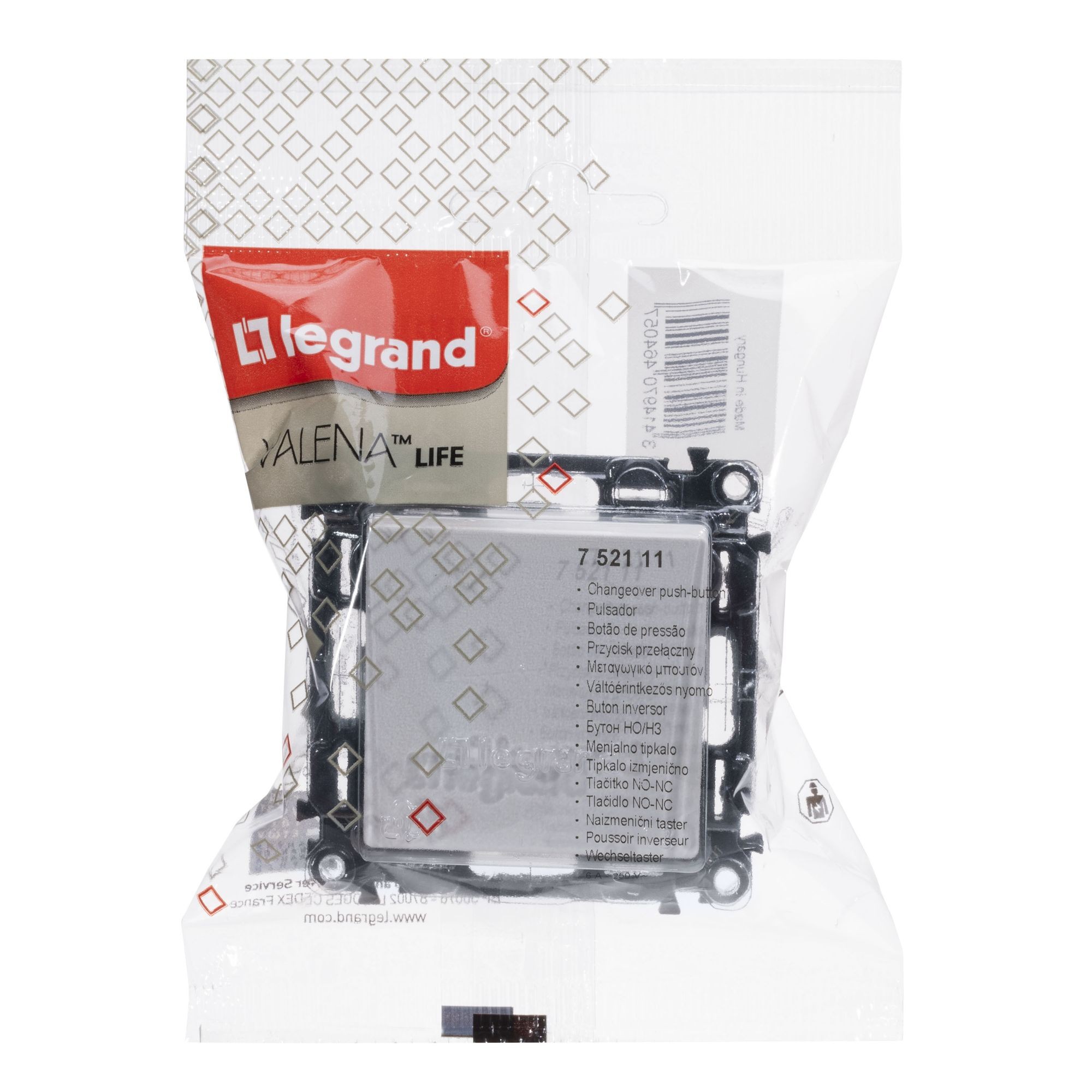 Tlačítko spínací LEGRAND VALENA LIFE 752111, řazení 1/0, bílá