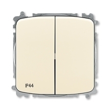 ABB 3559A-A52940 C Přepínač dvojitý střídavý, s krytem, řazení 6+6, IP44, bezšroubové svorky 25-IPx