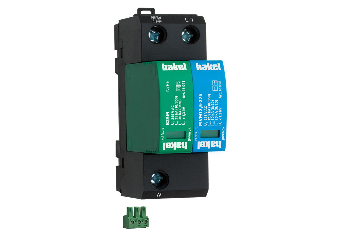 HAKEL 16049 PIVM12,5-275 DS/1+1 Vseries SPD typ 1+2