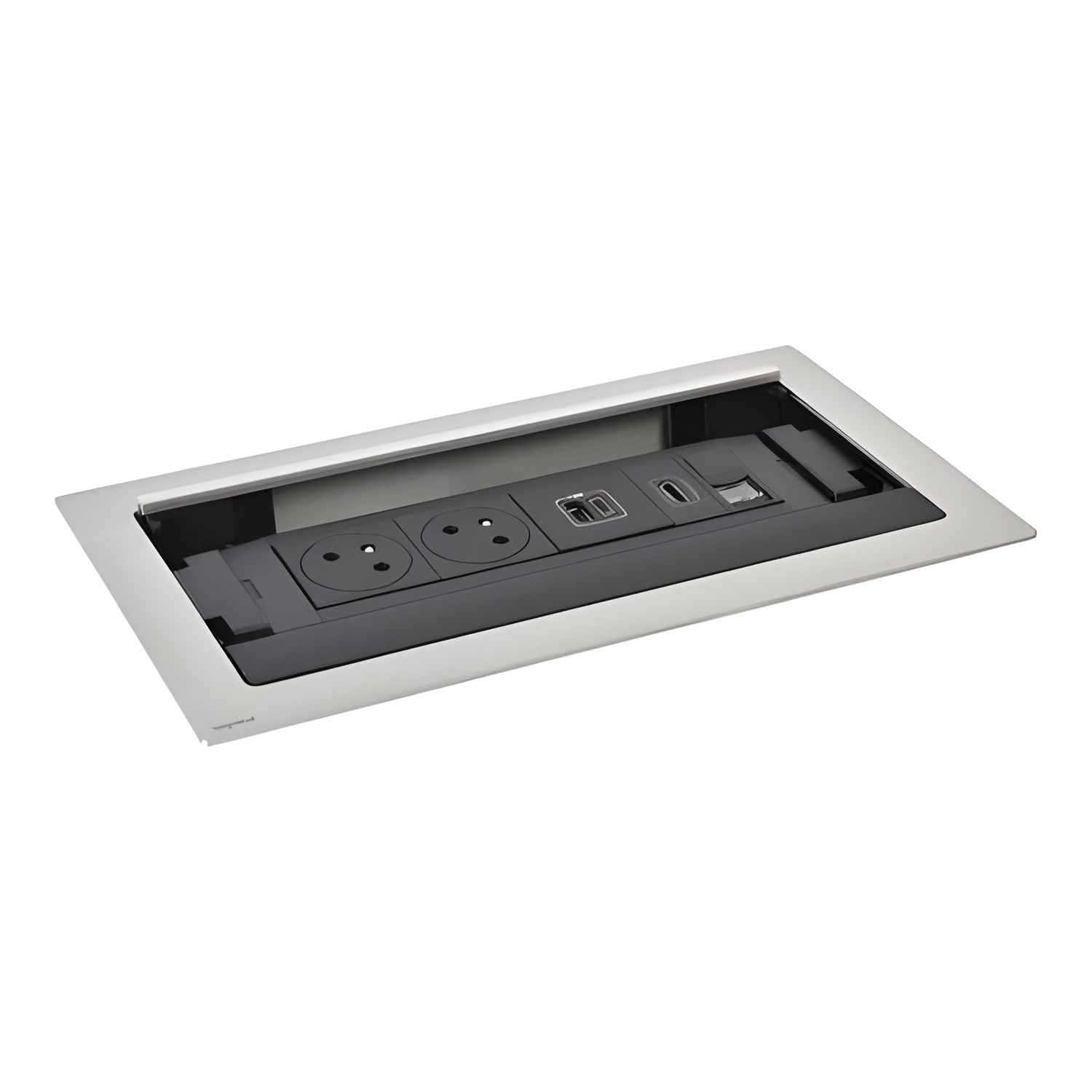 LEG 654851 FLIPUP 2X2P+T USBAC RJ HDMI K
