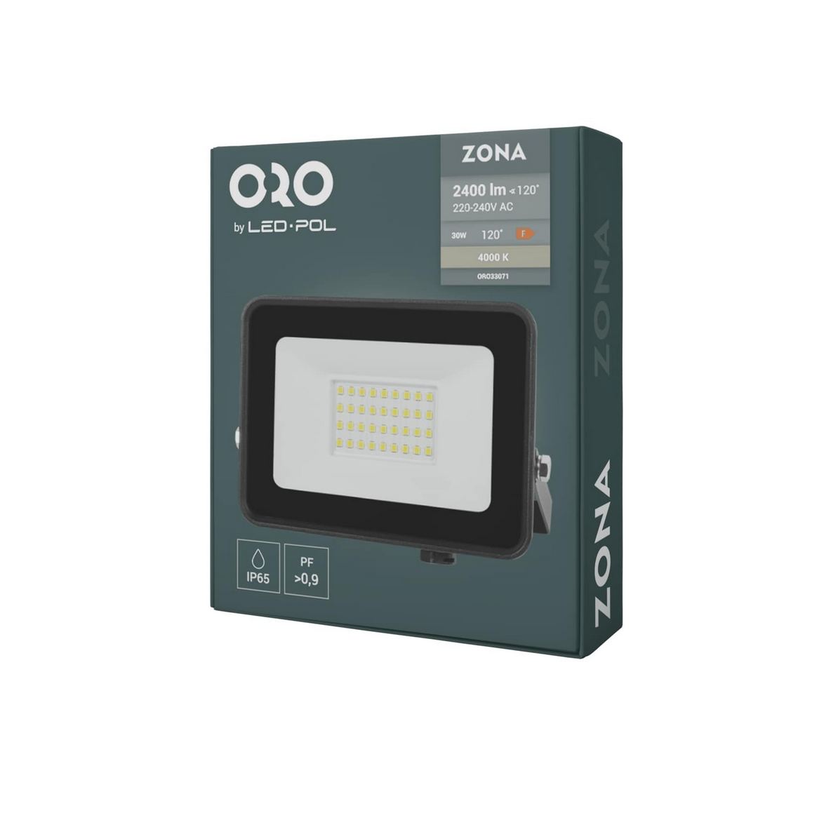 LED reflektor LED-POL Zona LED 30W neutrální bílá B