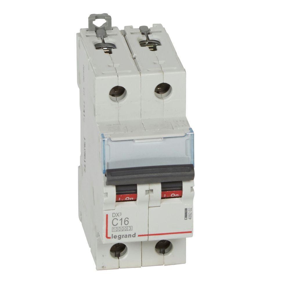 Jistič dvoupolový LEGRAND 409202 DX3 2P C16 10000A/16KA