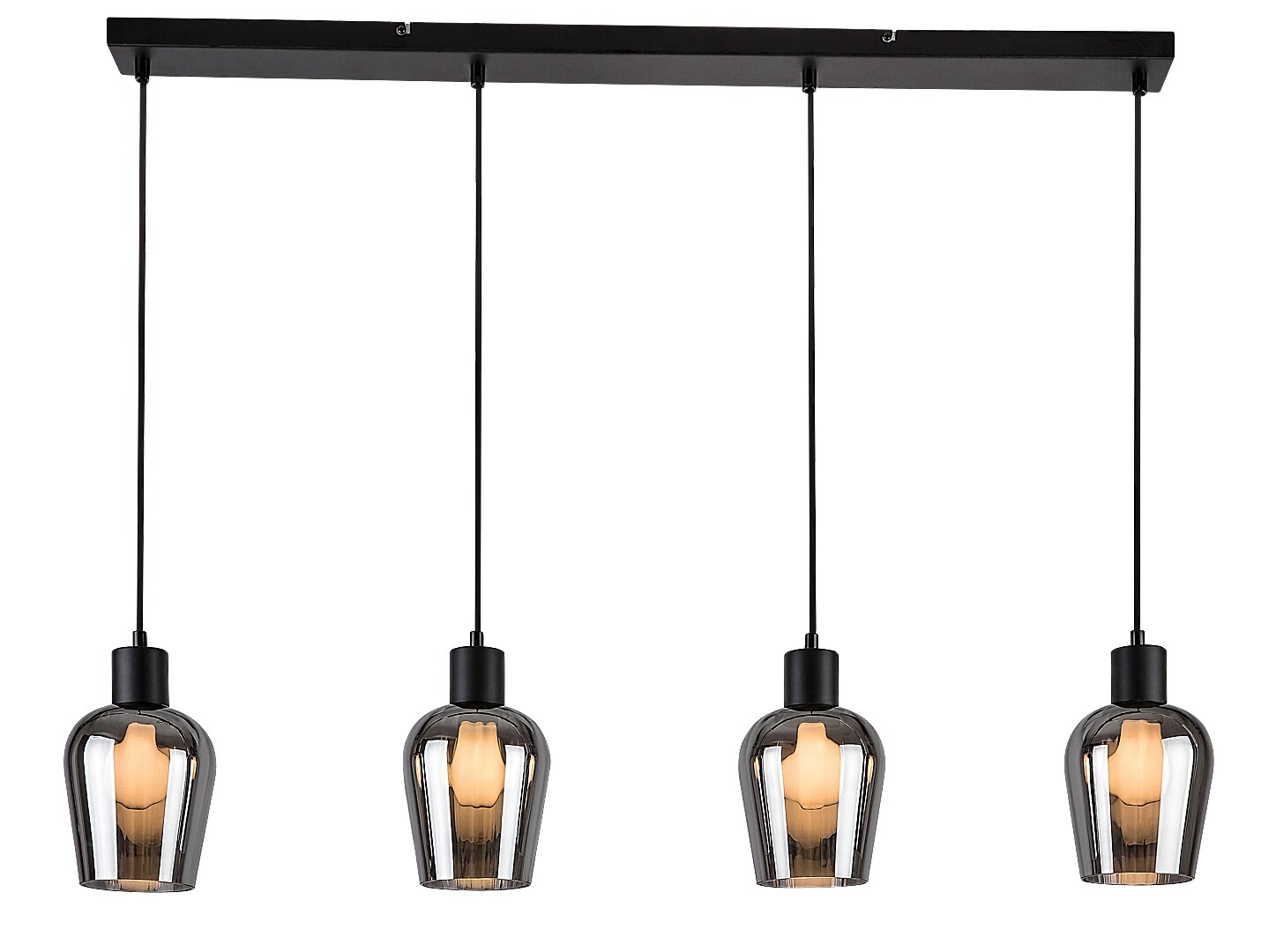 Závěsné svítidlo Florian matná černá E27 4×40W RABALUX 72271