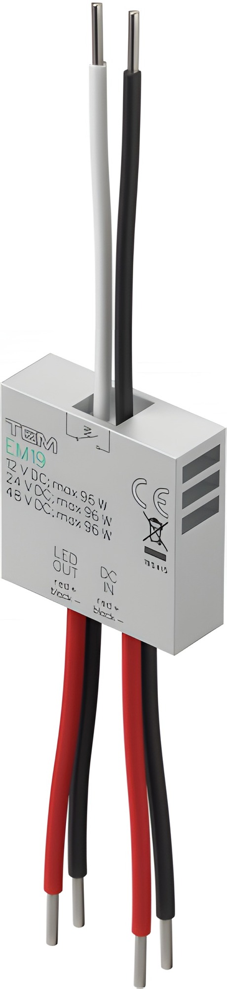 TEM EM19-B VESTAVNÝ STMÍVAČ DC LED 96W