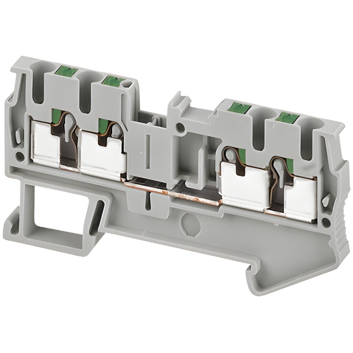 SCHN NSYTRP24 Push-in svorka, 4 body, 2,5mm2, šedá (obj. mn. 50ks)