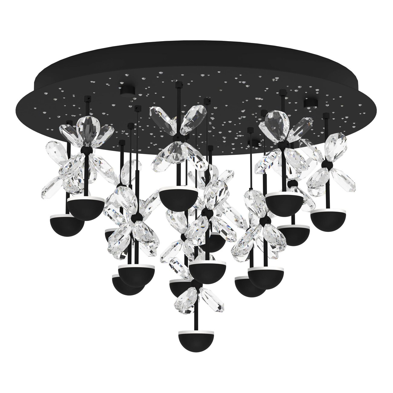 LED Stropní osvětlení Eglo PIANOPOLI 2 černá 390275