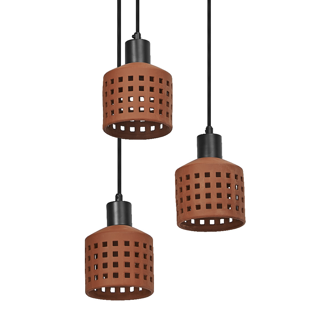LED svítidlo dekorativní LEDVANCE DECOR CLAY WINDOWS PEND PL 3XE27