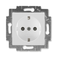 ABB 5520H-A03457 16 Jiné systémy zásuvek Zásuvka jednonásobná s ochrannými kontakty (podle DIN), s c