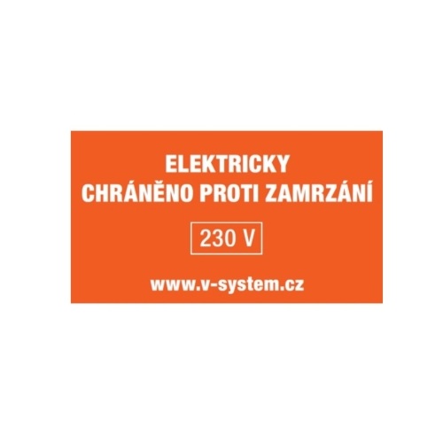 Samolepka V-SYSTEM IN7504, na potrubí