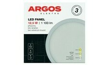 Argos LED panel přisazený, kruh 12,5W 1100LM IP20 CCT - Bílá