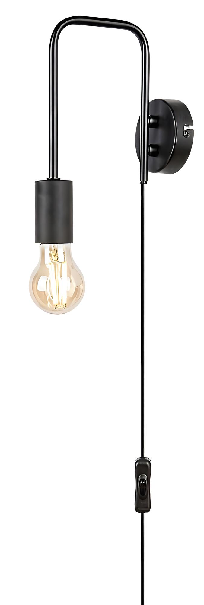Nástěnné svítidlo Manzur černá E27 1×40W RABALUX 71022