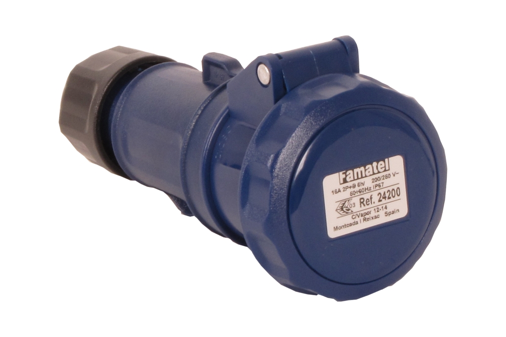 FAM Spojka 24200 IP67/230V/16A/3P 6h, přímá - SpeedPRO