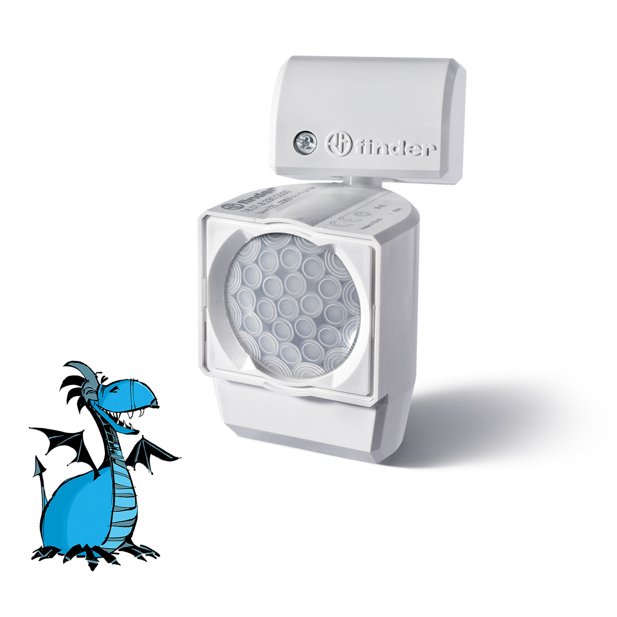 FINDER 18.01.8.230.0000 Čidlo pohybové, 1Z/10 A, 230 V AC