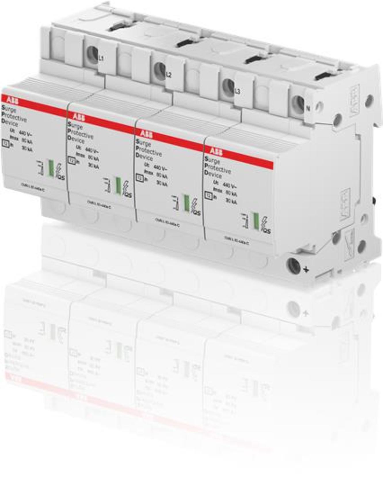 ABB 2CTB815708R5200 OVR T2 4L 80-440s P QS