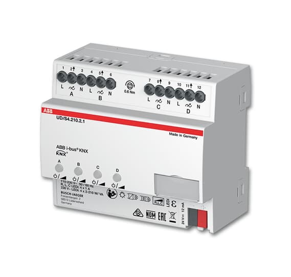 ABB 2CKA006197A0047 Akční člen stmívací, UD/S 4.210.2.1 35-KNX