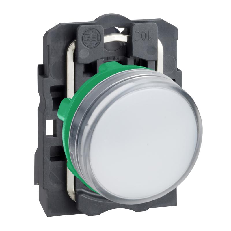 SCHN XB5AVG1 Signálka s LED, 110.....120V, bílá