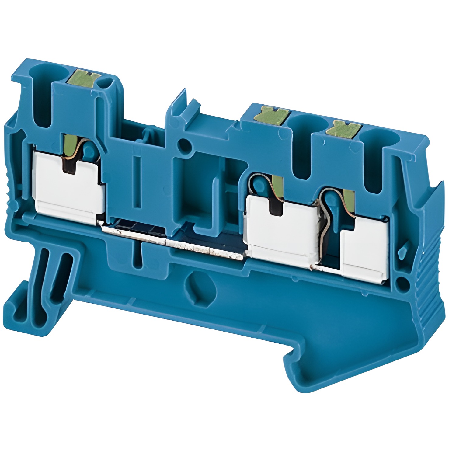 SCHN NSYTRP23BL Push-in svorka, 3 body, 2,5mm2, modrá (obj. mn. 50ks)